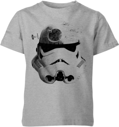Star Wars Command Stormtrooper Death Star Kids' T-Shirt - Grey - 7-8 Years