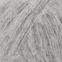 Drops Brushed Alpaca Silk Garn Unicolor 02 Ljus gr