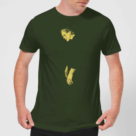 Universal Monsters Frankenstein Illustrated Men's T-Shirt - Forest Green - M