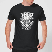 Marvel Thor Ragnarok Thor Hammer Logo Men's T-Shirt - Black - M