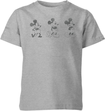 Disney Evolution Three Poses Kids' T-Shirt - Grey - 3-4 Years