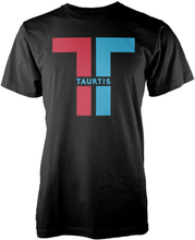 Taurtis Split Logo Insignia Men's T-Shirt - S - Black