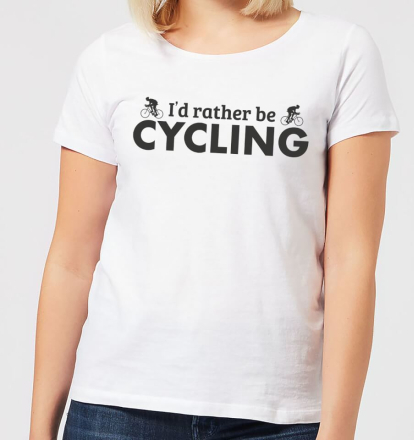 I'd Rather be Cycling Women's T-Shirt - White - XL - White