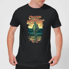 Universal Monsters Creature From The Black Lagoon Illustrated Men's T-Shirt - Black - S