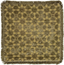 Day Mahal Chenille fringes Kuddfodral - Moss