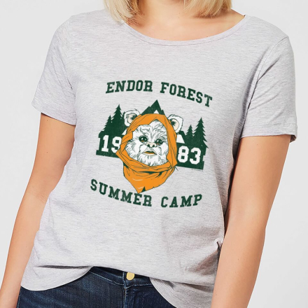 Star Wars Classic Endor Camp Damen T-Shirt - Grau - 3XL
