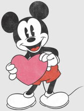 Disney Mickey Mouse Heart Gift Women's T-Shirt - Grey - XS