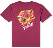 Mortal Kombat Scorpion Unisex T-Shirt - Burgunderrot - XS