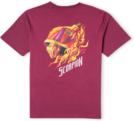 Mortal Kombat Scorpion Unisex T-Shirt - Burgunderrot - L