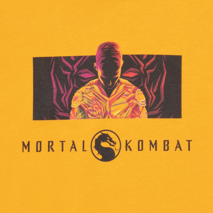 Mortal Kombat Women's Cropped T-Shirt - Mustard - L - Mustard
