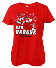 Red Ranger Girly Tee, T-Shirt