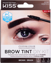 Kiss Brow Tint Diy Kit Brown
