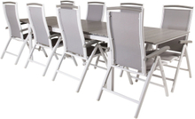 LEVELS ALBANY Matbord 310x229 cm + 8 stolar | Utemöbler