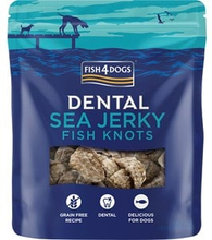 Hundgodis Fish4Dogs Dental Sea Jerky Fish Knots 100g