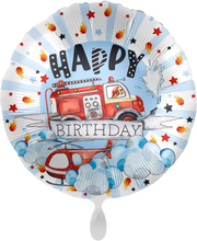 Happy Birthday Ballong Birthday Fire Engine