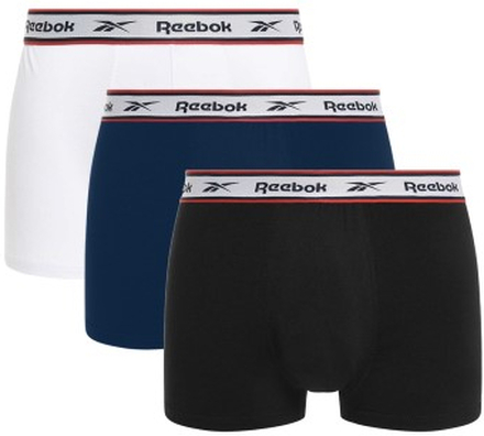 Reebok 3P Barlow Sports Trunk Schwarz/Marine/Weiß Baumwolle X-Large Herren