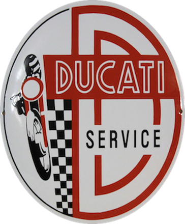 Emaljeskilt Ducati