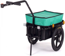 Cykeltrailer Samax grøn 40/60 kg / 70 liter
