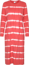 V-Ls Knit Crew Nk Midi Dress Dresses T-shirt Dresses Korall GAP*Betinget Tilbud