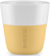 2 Espresso-Krus Golden Sand Home Tableware Cups & Mugs Espresso Cups Yellow Eva Solo