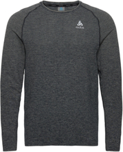 "Odlo T-Shirt Crew Neck L/S Essential Seamless Sport T-Langærmet Skjorte Grey Odlo"