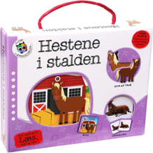 Hestene I Stalden Toys Kids Books Story Books Memory Multi/mønstret GLOBE*Betinget Tilbud