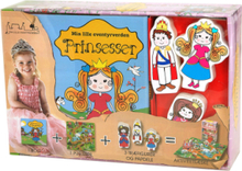 Prinsesser Min Lille Eventyrverden Toys Playsets & Action Figures Wooden Figures Classic Puzzles Multi/mønstret GLOBE*Betinget Tilbud