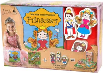 Prinsesser Min Lille Eventyrverden Toys Playsets & Action Figures Wooden Figures Classic Puzzles Multi/mønstret GLOBE*Betinget Tilbud