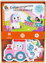 Enhjørningernes Venskabstog Toys Puzzles And Games Puzzles Pedagogical Puzzles Multi/patterned GLOBE