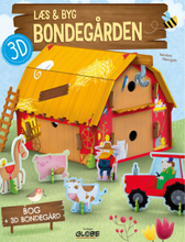 Læs & Byg Bondegården Toys Baby Books Story Books Multi/patterned GLOBE