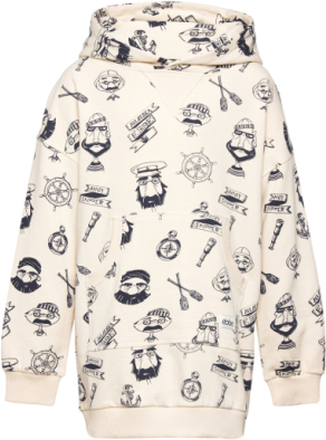 Heller Long Hoodie Tops Sweatshirts & Hoodies Hoodies Multi/patterned Ebbe Kids