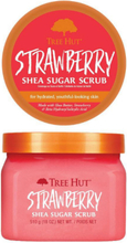 Shea Sugar Scrub Strawberry Bodyscrub Kropspleje Kropspeeling Nude Tree Hut