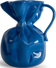 Vase Crumple Home Decoration Vases Blå Byon*Betinget Tilbud