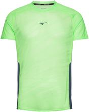 Aero Tee Sport T-Kortærmet Skjorte Green Mizuno