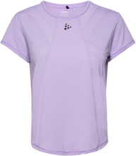 Adv Hit Tee W Sport T-shirts & Tops Short-sleeved Purple Craft