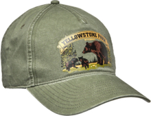 "Yellowst National Park Trailhead Canopy Accessories Headwear Caps Khaki Green American Needle"