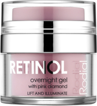 Rodial Pink Diamond Retinol Overnight Gel Deluxe Beauty Women Skin Care Face Moisturizers Night Cream Nude Rodial