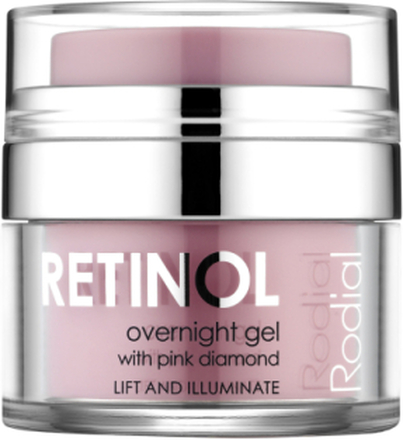 Rodial Pink Diamond Retinol Overnight Gel Deluxe Beauty Women Skin Care Face Moisturizers Night Cream Nude Rodial