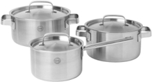 Grydesæt Somme Home Kitchen Pots & Pans Saucepan Sets Silver Pillivuyt Gourmet