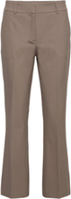 Clara Ankle 285 Biscuit Melange Bottoms Trousers Flared Brown FIVEUNITS