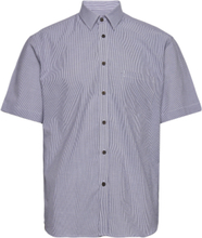 "Regular Fit Men Shirt Tops Shirts Short-sleeved Blue Bosweel Shirts Est. 1937"