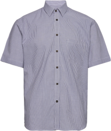 Regular Fit Men Shirt Tops Shirts Short-sleeved Blue Bosweel Shirts Est. 1937