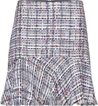 Summer Boucle Skirt Kort Nederdel Multi/patterned Karl Lagerfeld