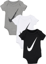 Nhn Swoosh 3 Pack S/S / Nhn Swoosh 3 Pack S/S Bodies Short-sleeved Multi/mønstret Nike*Betinget Tilbud