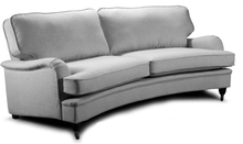 Howard Luxor svängd 4-sits soffa - Valfri färg