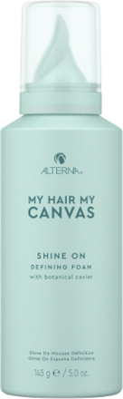 My Hair My Canvas Shine On Defining Foam 145 Gr Beauty Women Hair Styling Hair Mousse-foam Nude Alterna