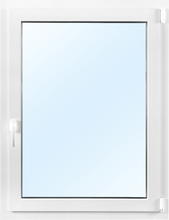 PVC-fönster 3-glas inåtgående U-värde 0,96 6x10