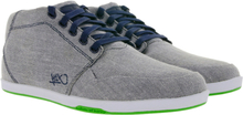K1X | Kickz lp Herren Schnür-Schuhe mit tiefem Fersenschnitt Mid-Top Sneaker 1000-0231/1316 Grau-Blau