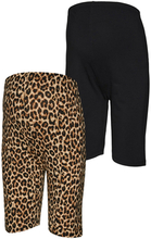 mamalicious Barsel shorts MLEMMA 2-pack Black / Leo
