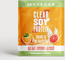 Clear Soy Protein (Sample) - 17g - Orange and Pink Grapefruit